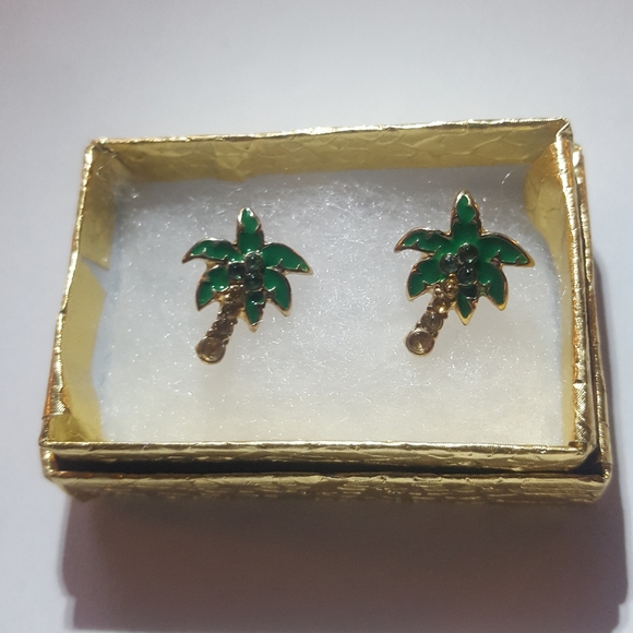 Jewelry - Palm Tree Post Earrings